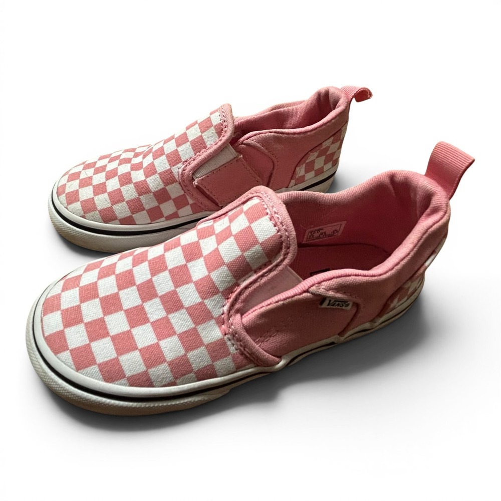 Vans Pink and White Toddler Size 10 - Picture 2 of 6